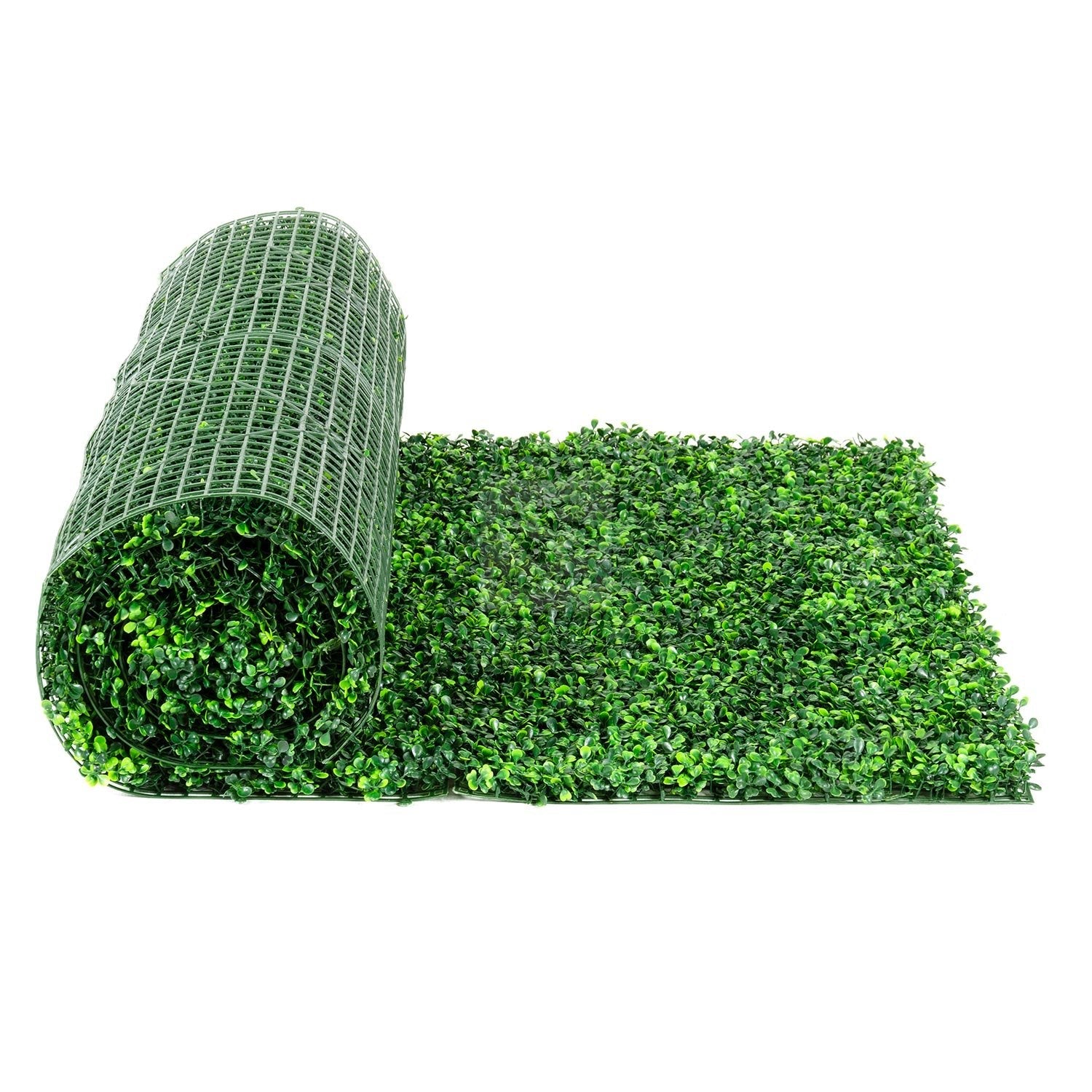 Light Green Artificial Boxwood Roll UV Resistant 33 SQ FT UV Resistant